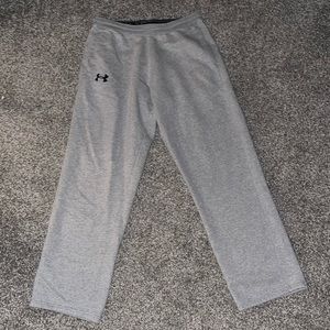 Under Armour Storm Fleece Sweatpants. True Gray Heather. Size Large.